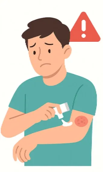 Cảnh báo bôi thuốc sai cách khi bị nấm da