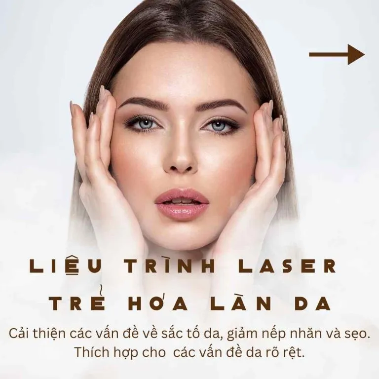 Liệu trình Laser trẻ hóa làn da - Anh Mỹ Clinic