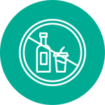 Icon kiêng rượu bia sau điều trị