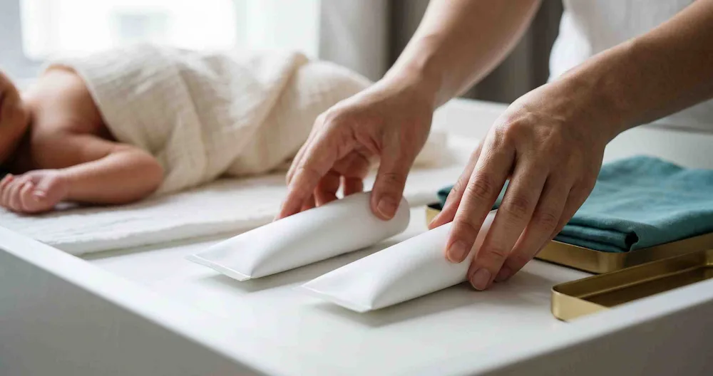 Không tự bôi corticoid hay thuốc trị mụn lên da trẻ sơ sinh: hai tuýp kem được đặt xa khỏi tầm với của bé