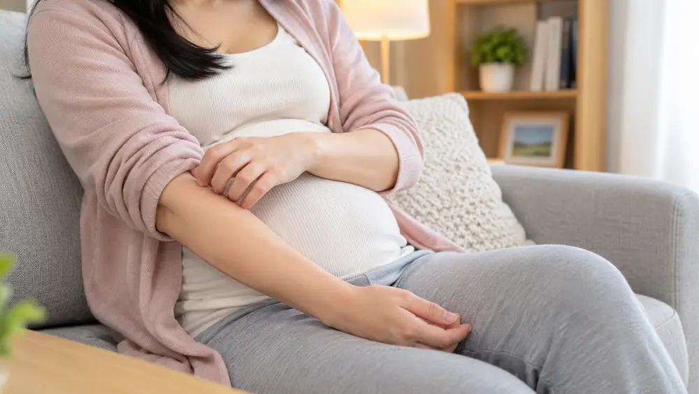 Triệu chứng ngứa khi mang thai rất thường gặp, có thể là dấu hiệu đầu tiên của bệnh da đặc hiệu thai kỳ Ngứa khi mang thai gặp ở khoảng 18–40% thai phụ, phần lớn lành tính nhưng cần nhận biết đúng loại