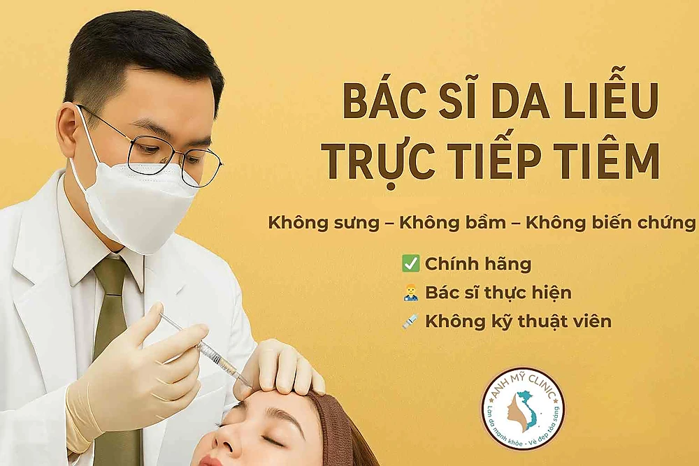 Bác sĩ Da liễu trực tiếp tiêm, không sưng, không bầm, không biến chứng
