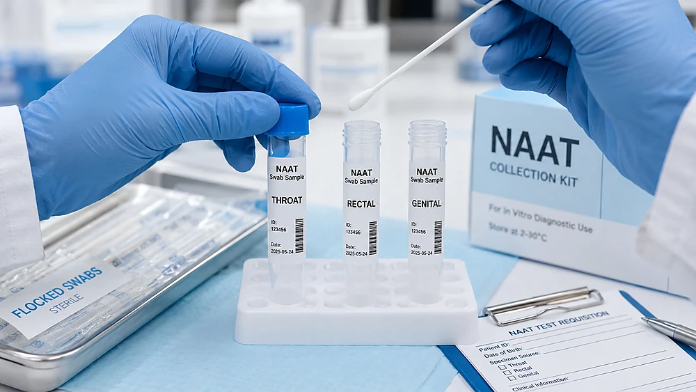 Xét nghiệm NAAT test STI toàn diện đa vị trí phát hiện chlamydia không triệu chứng chính xác