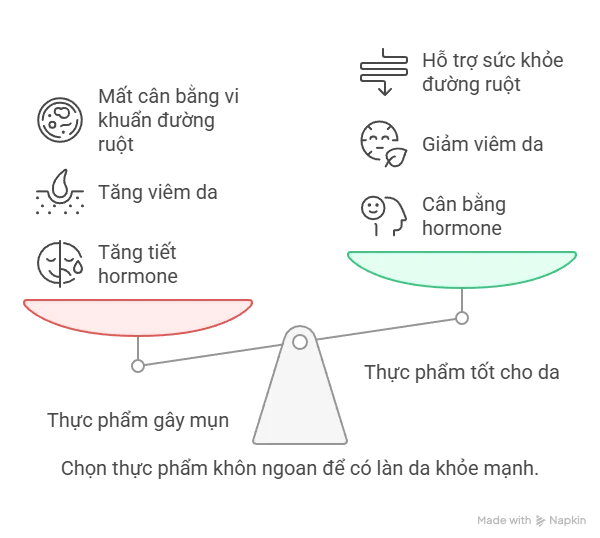 Chọn Thực Phẩm Khôn Ngoan Để Có Làn Da Khỏe Mạnh