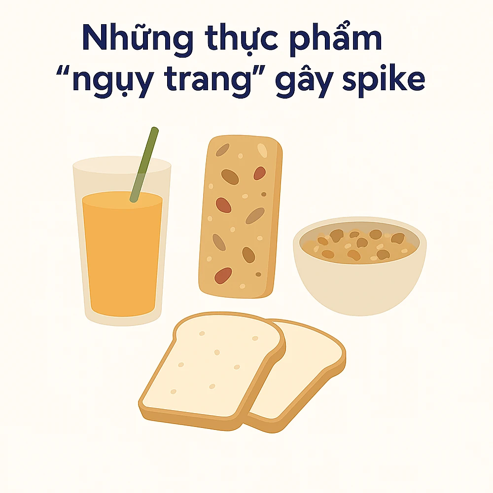 Các loại thực phẩm tưởng “healthy” như nước ép, granola, bánh mì trắng