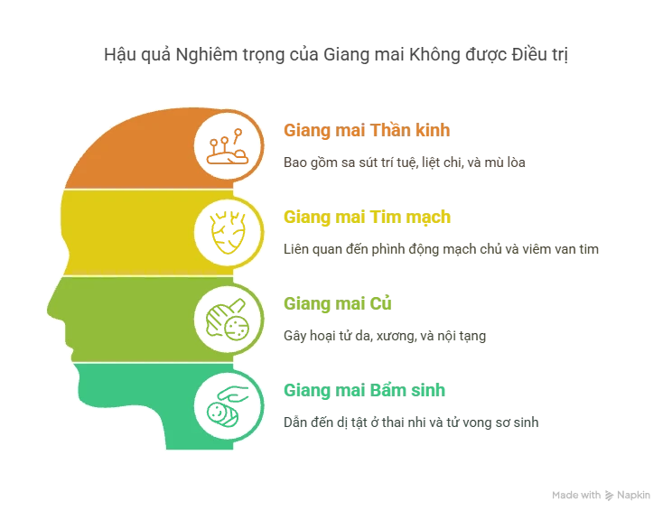 Hậu quả Nghiêm trọng của Giang mai Không được Điều trị