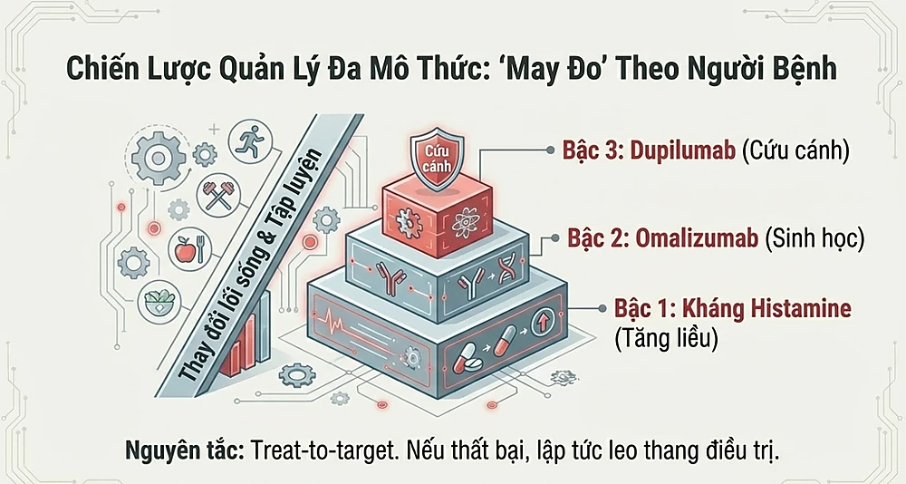 Infographic mô tả Chiến lược quản lý đa mô thức 
