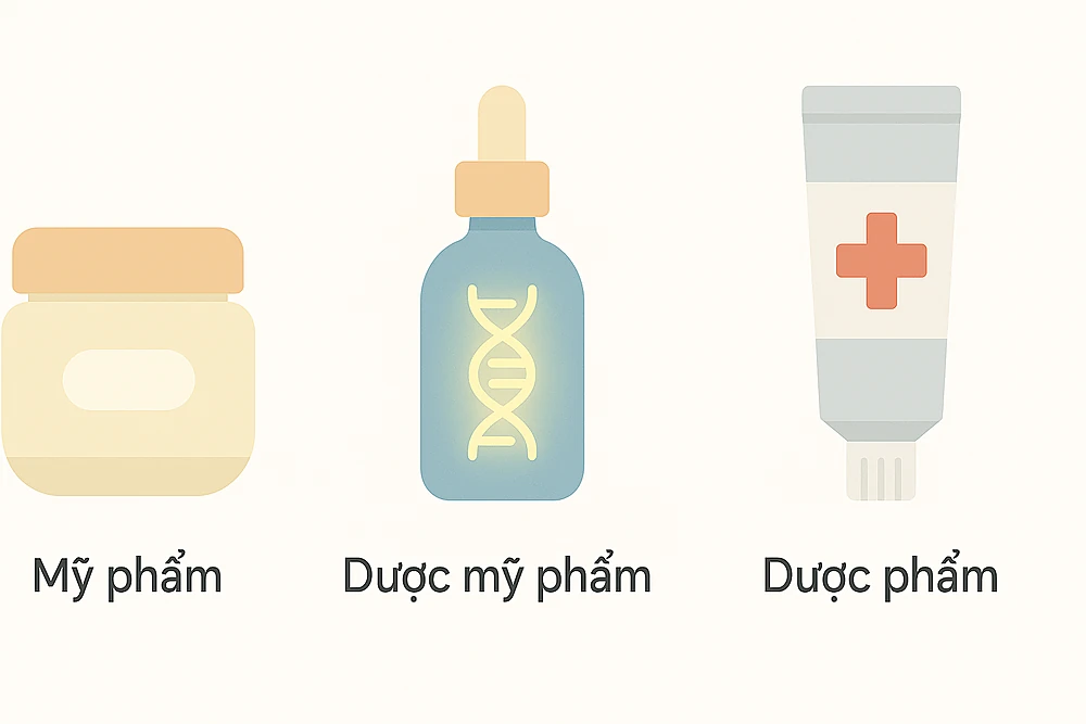 Phân biệt dược mỹ phẩm với mỹ phẩm thông thường và dược phẩm