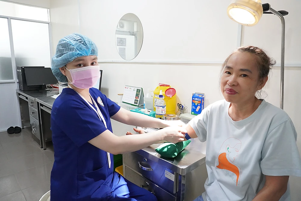 Phòng lấy mẫu xét nghiệm