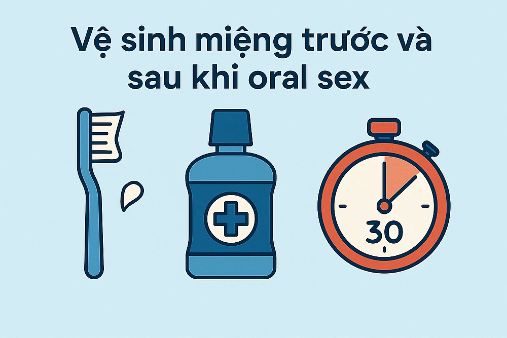 Vệ sinh miệng trước khi oral sex