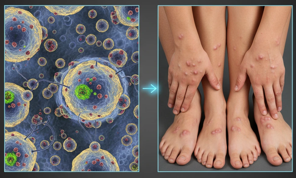 Virus HPV gây mụn cóc ngoài da ở trẻ em và người lớn
